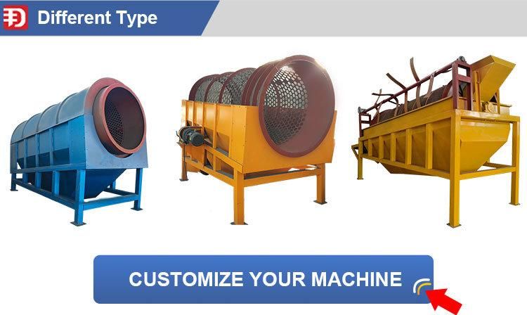 Rotary Compost Screening Trommel Drum Sieve Manufacture