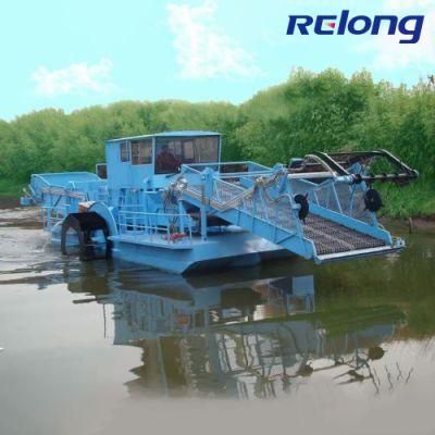 Water Hyacinth Diesel Engine Weed Harvester