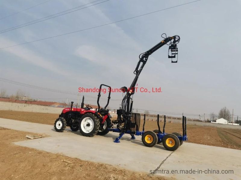 Tractor Timber Loader Trailer Machine
