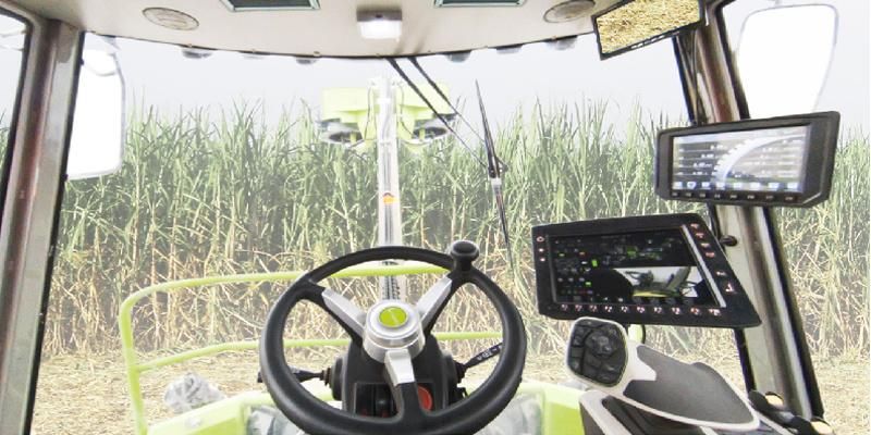 Powerful Driving Force Mini Combine Harvester for Slope Below 10 Field