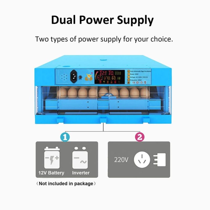 36 PCS to 320 PCS Egg Incubators for Home Use Multi-Functional Fully Automatic Chicken Egg Incubator