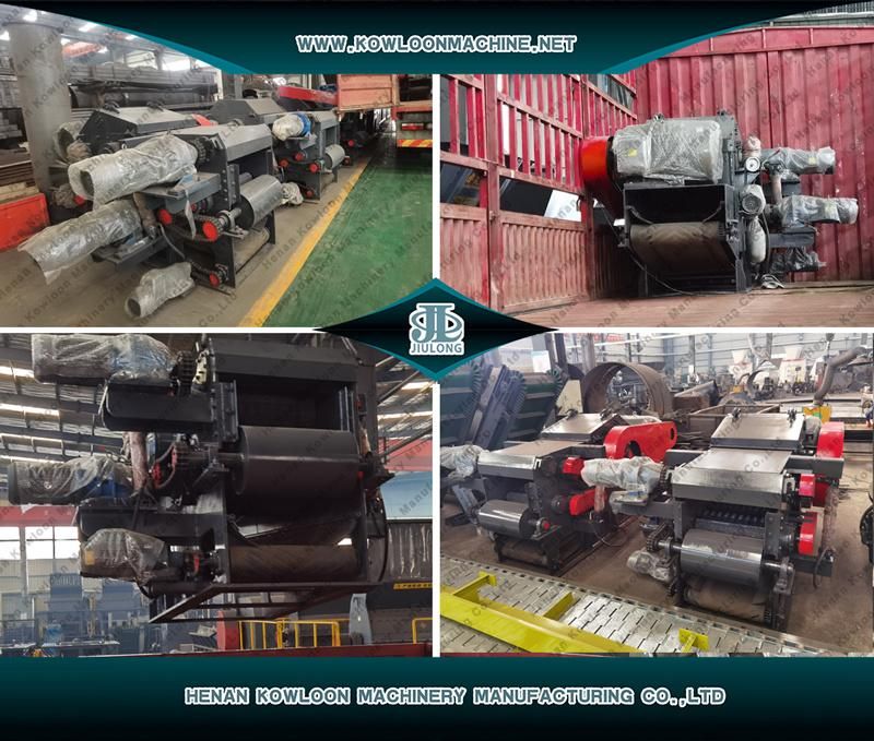 Forestry Machinery Wood Chipping Machine Bamboo Wood Drum Chipper