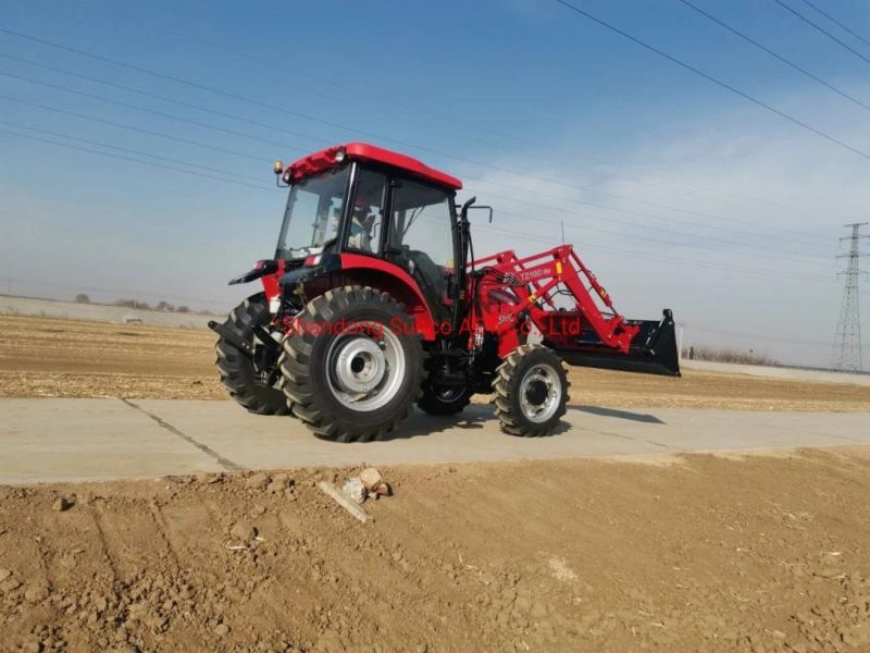 Tractor Mounted Backhoe Loader Machine