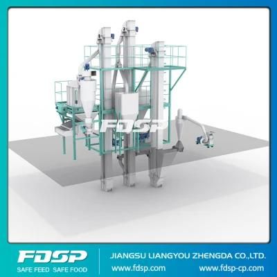 Cow Chicken Feed Pellet Line Machine