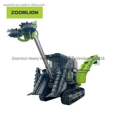 Zoomlion 230HP As60tp Elevator Type Cut-off Crawler-Type Sugarcane Harvester Cummins Engine