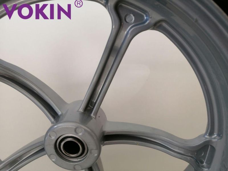 4.5" X 16" (113 X 405mm) Aluminum Rim with Semi-Pneumatic Tyre and Wheel