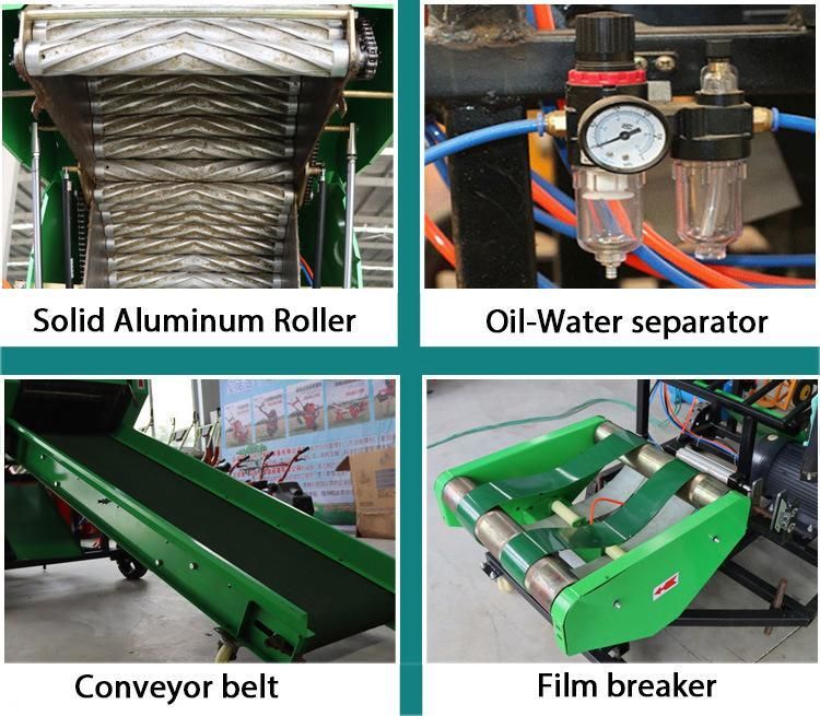 Rotation Rate Wrapping and Baling Machine Silage Packing Machine Round Hay Baler
