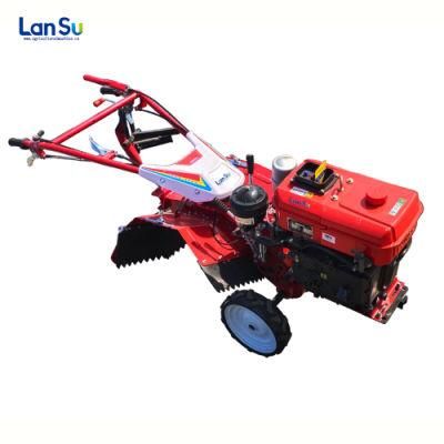 China CE Farming Mini Ratavator Rotary Cultivator Motocultor Diesel Prices Two Wheel Hand Traktor Power Weeder Tiller Motor Hoe