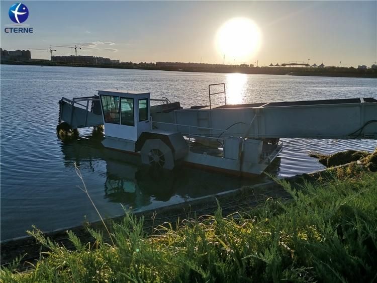 Small Semi-Automatic Pond Reservoir Mowing Boat for Sale