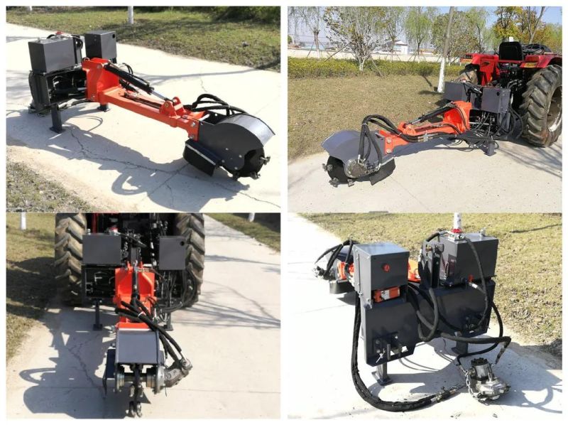 Swing Remote Boom Hydraulic Stump Grinder