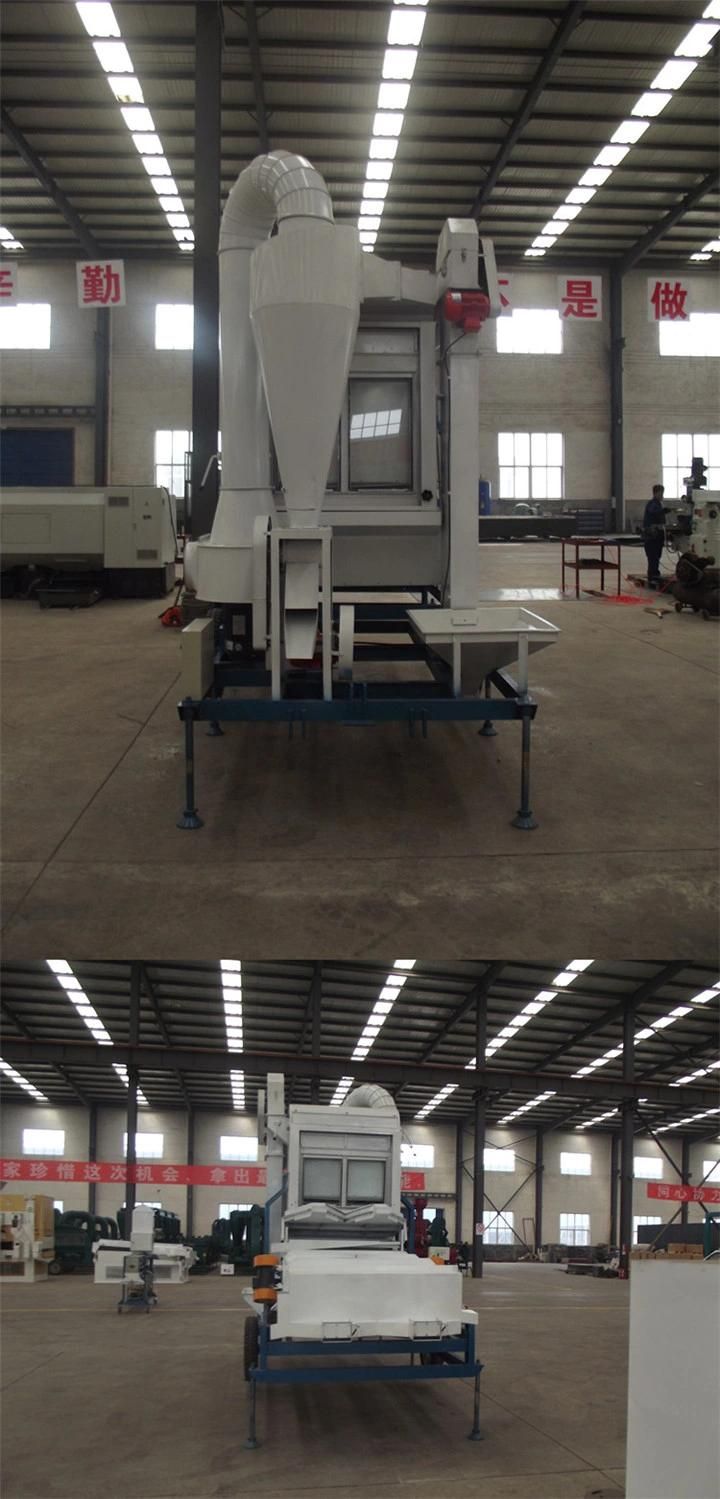 Seed Cleaning Machine with Remove Stone Plate