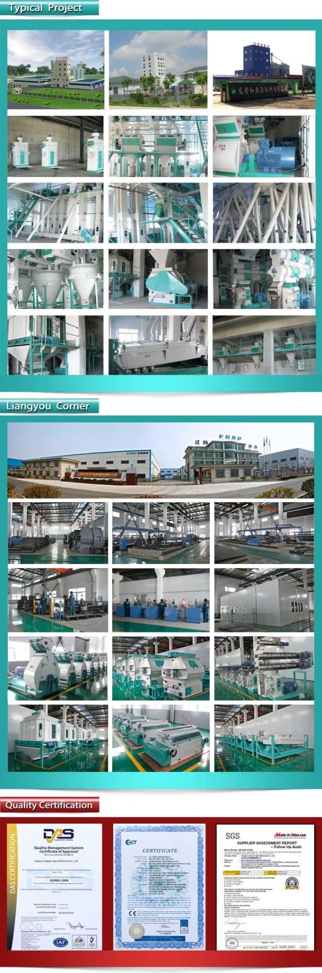 China Best Selling Small Feed Mill Plant Animal Feed Pellet Production Line