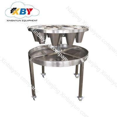 Bloodletting Cone for Poultry Slaughtering Equipment Rotating Table Chicken Killing Cone