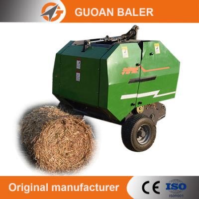 Mini Small Round Baler Supplier Corn Silage Alfafa Hay Packing Machine for Farm Use