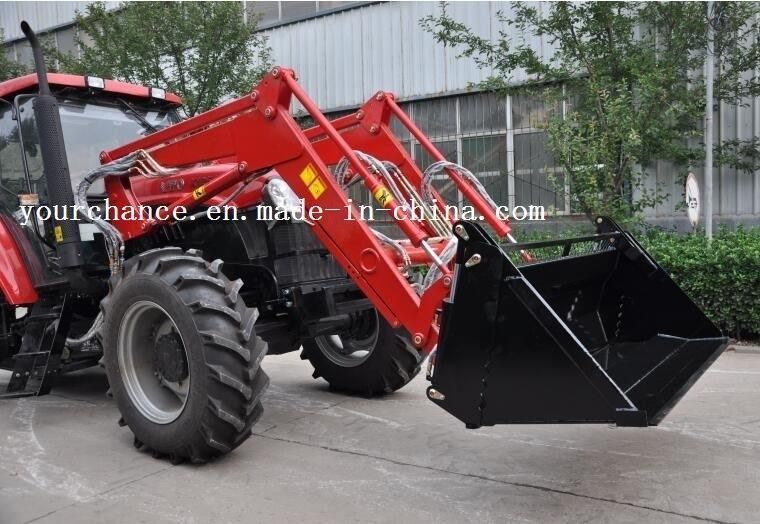 Tz16D China Manufacturer Sell Wheel Farm Tractor Front End Loader with 2.4m Width 4 in 1 Bucket