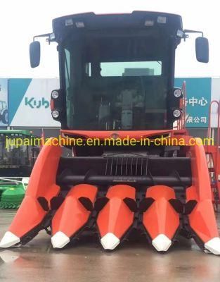 Japan 4rows Wheel Small Corn Harvester Grain Self-Propelled Farm Agriculture Machine Kubota Harvester for SA; E