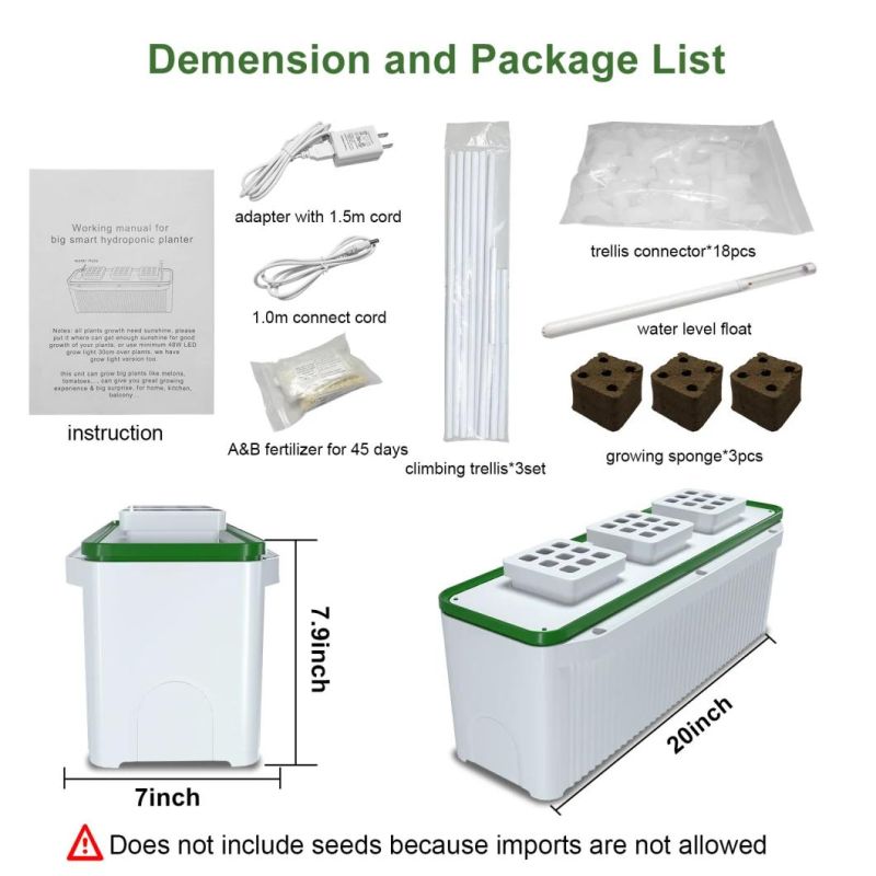 Big Smart Hydroponic Indoor Farm Machinery