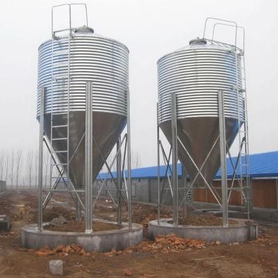 Modern Poultry Farms Silo Feeding System for Chicken Feed Storage