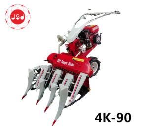 4K-90 Diesel Rice Wheat Mini Reaper Binder Harvester Machine Factory Supply