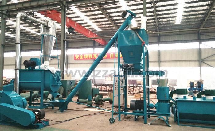 500kg Horizontal Grinder and Mixer for Animal Feed