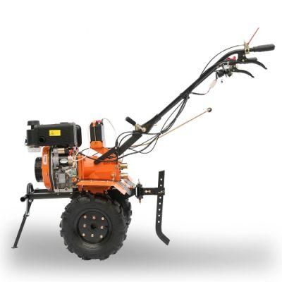 Aerobs Bsd1050de 7HP 178fe Farm Machine Diesel Power Cultivator Hand Mini Power Tiller