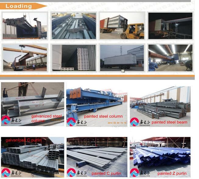Popular Galvanized Prefabricated Steel Structure Poultry Farm Chicken House