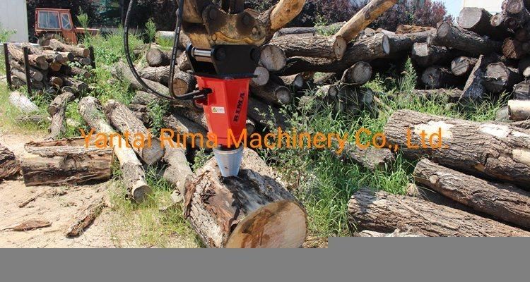 Screw Cone Log Splitter / Log Splitter Attached on Excavator