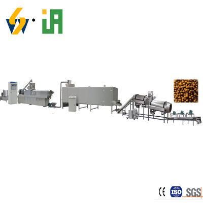 Big Output Fish Feed Bulking Equipment Floating Sinking Fish Food Making Machine