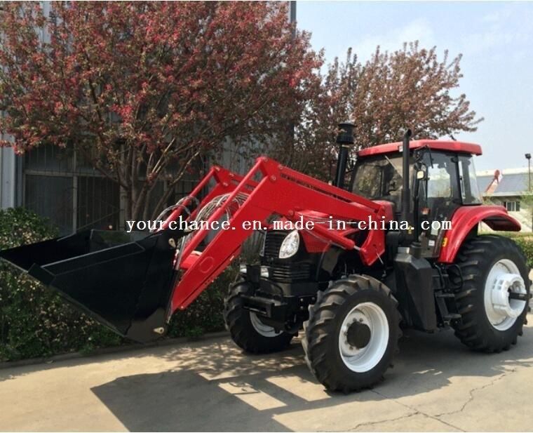 China Factory Sell Tip Quality Tz16D Europe Quick Hitch Type Heavy Duty Big Front End Loader with Multifunctional 4 in 1 Combine Bucket for 140-210HP Tractor