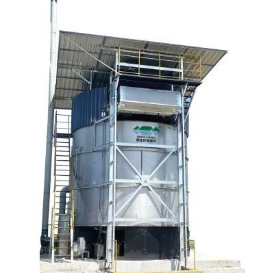 Animal Wast Compost Farming Equipment Pig Cow Chicken Dung Fermentation Tank Fertilizer Composting Machine