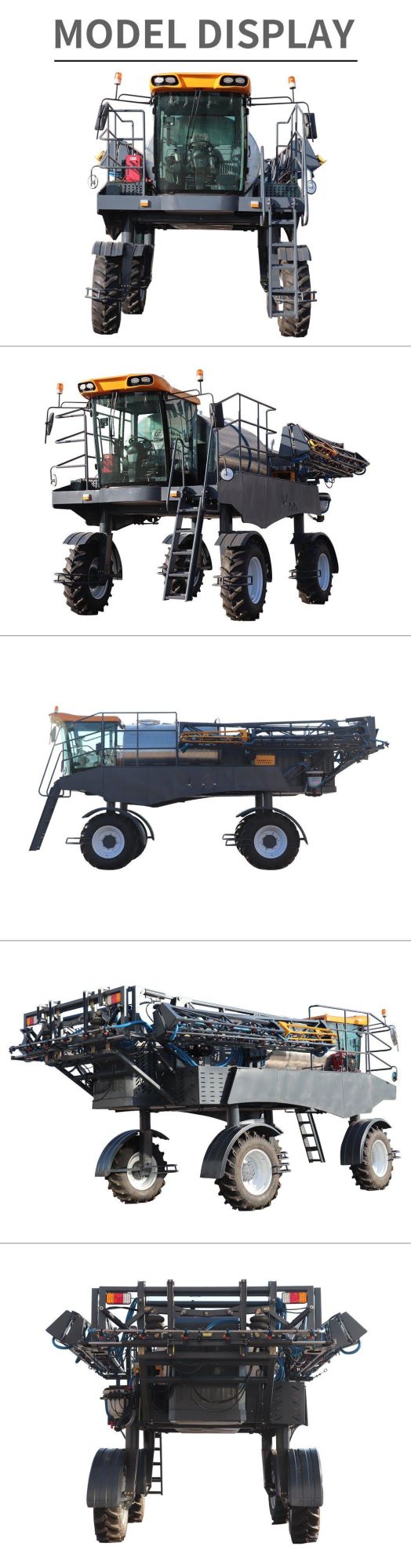 Self Propelled Boom Agricultural Machinery Implement Garden Tool Hydraulic Folding Agriculture Drone Sprayer
