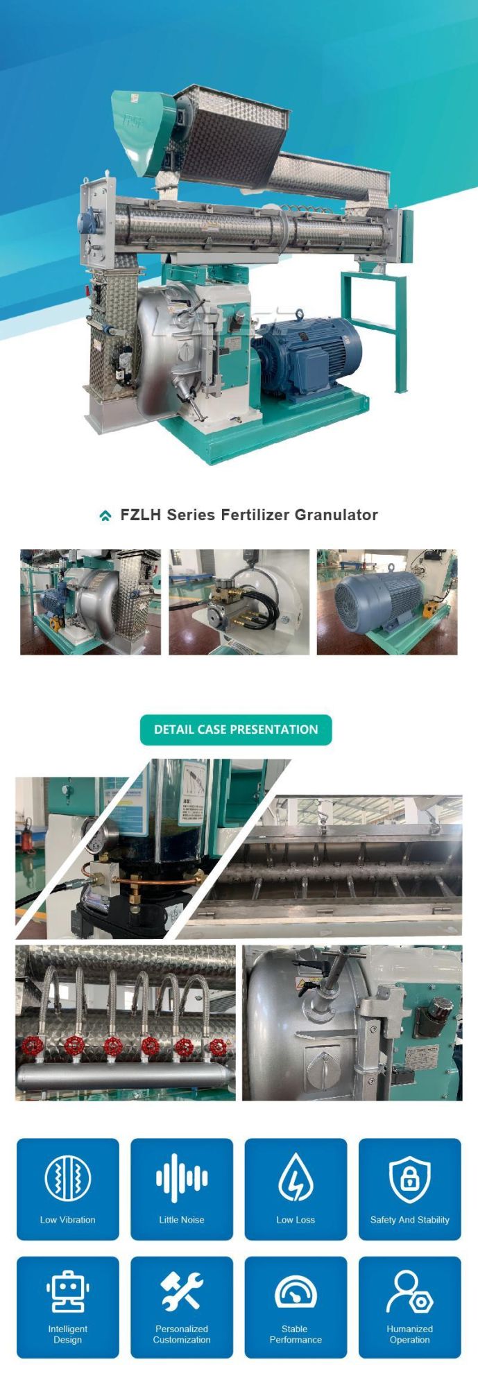 Cylinder Granular Machine for Organic Fertilizer