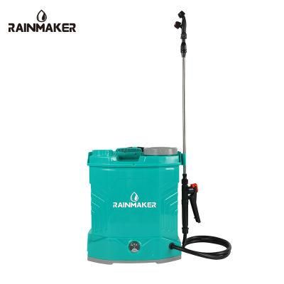 Rainmaker 12V Pump Knapsack Garden Plastic Portable Pesticide Electric Sprayer