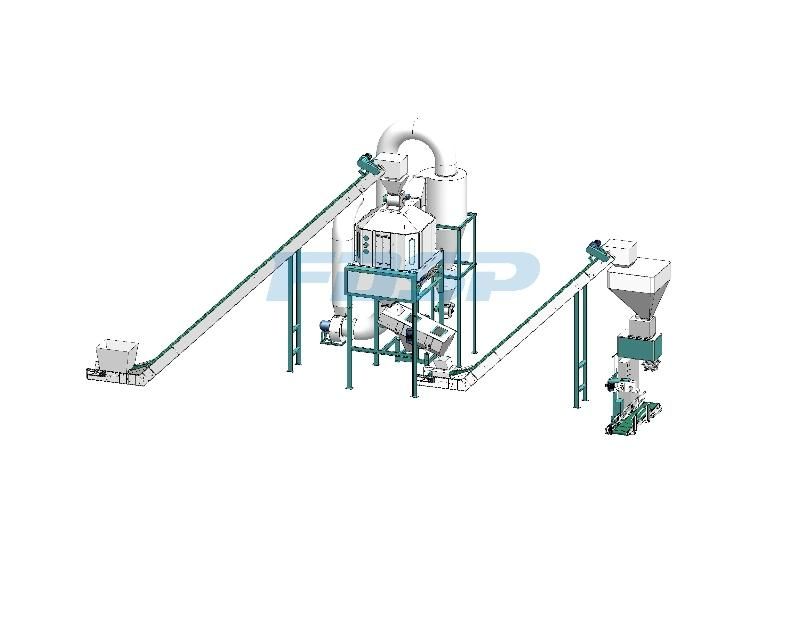 Double-Line Fzlh420 Living Waste Bio-Organic Fertilizer Production Line