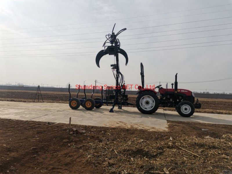 Tractor Trailer Timber Log Loader Trailer