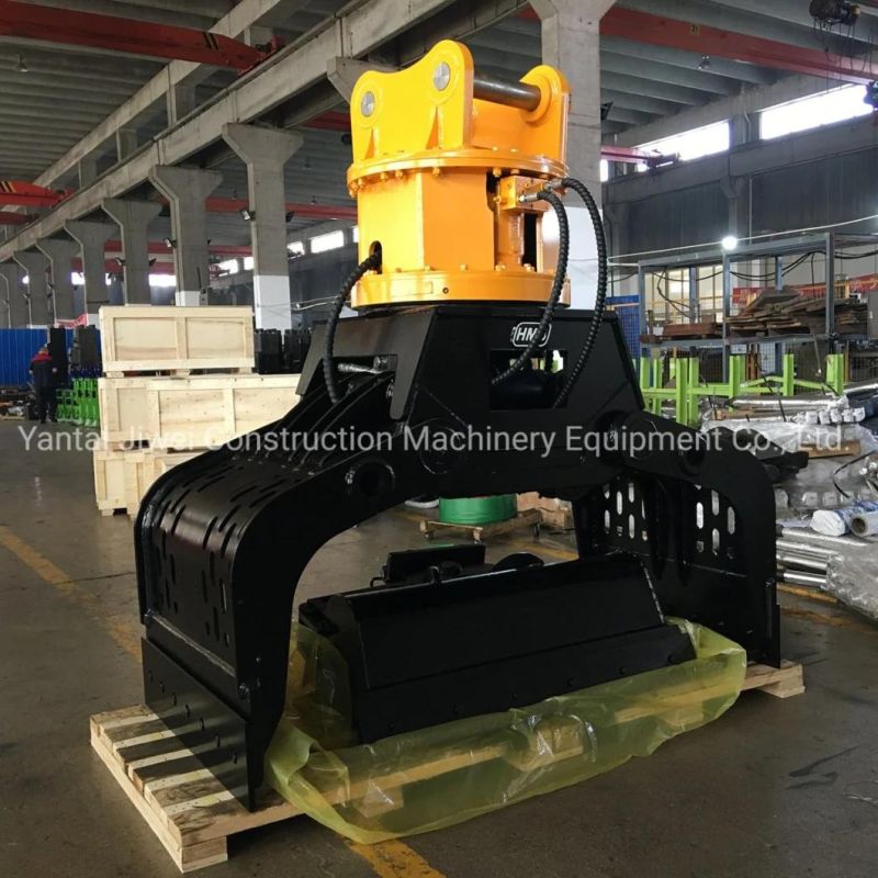 PC200 Excavator Grapple Hydraulic Rotator Grapple Stone Excavator Rotating Grapple