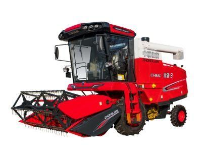 Wheel Type High Efficiency Rice Harvester