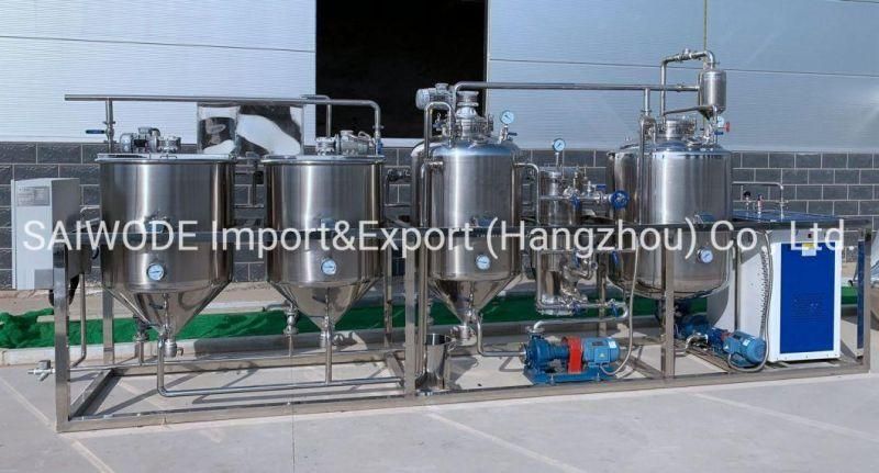 500kg/D Small Sesame Peanut Coconut Oil Refining Plant