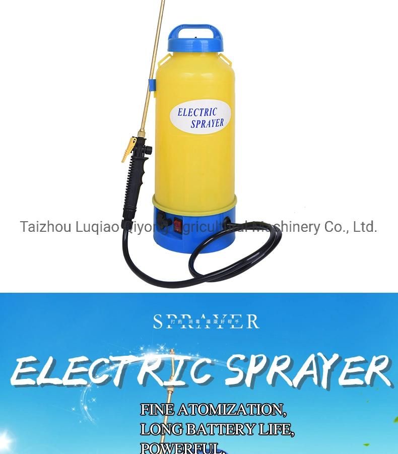 8L Portable Agricultural Electric Sprayer Garden Battery Sprayer