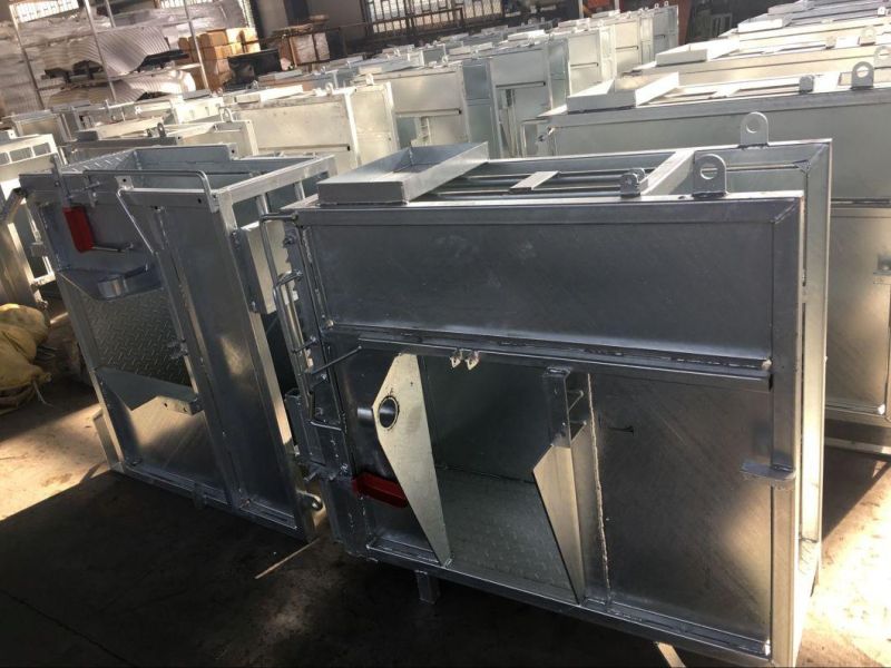 Mobile Livestock Equipment Galvanized Calf Box