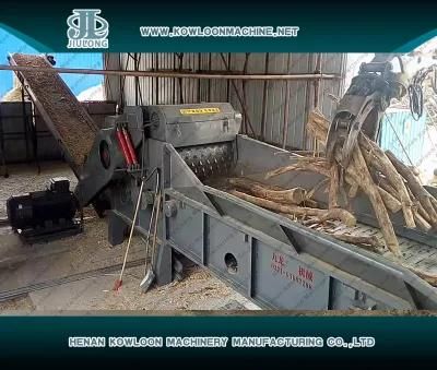 Large Wood Log Branch Chipper Crusher Wood Chip Machine