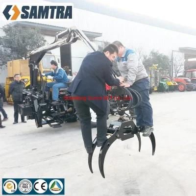 Tractor Mounted Forestry Crane Machinery Log Crane