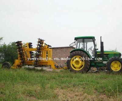 1bzdz Series 4.4-6.2m Width 40-56 Discs Trailed Hydraulic Wing-Folded Opposed Heavy Duty Disc Harrow for 140-280HP Tractor