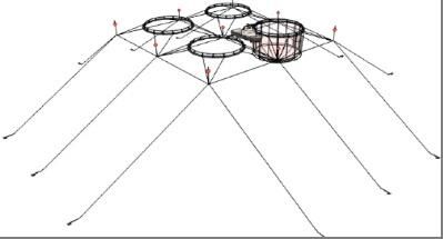 Aquaculture PE Floating Net Cage for Offshore Sea Bass Farming