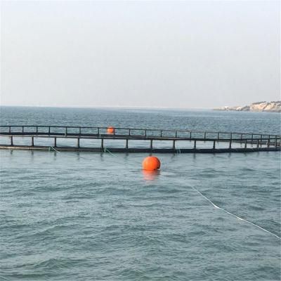Circular Floating Fish Net Cage in Ocean Sea