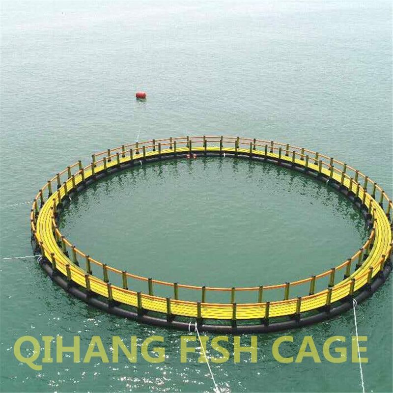 Plastic PE Round Shape Fish Cage Floating for Aquaculture