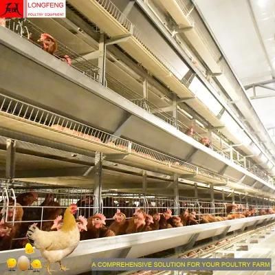 Poultry Farming Equipment Automatic Longfeng China Battery Layer Chicken Cage
