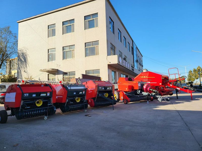 2022 Latest Technology 850 Round Straw Grass Baler Machine