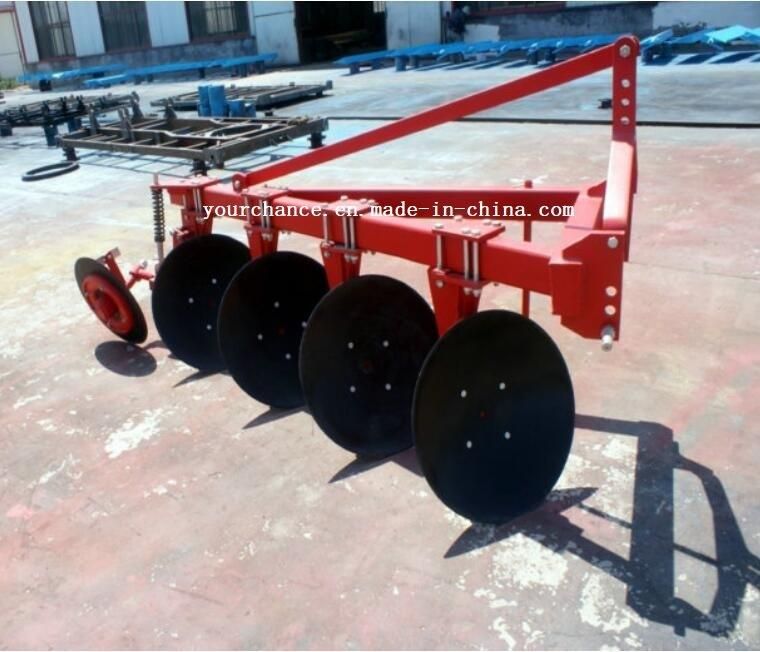 India Hot Sale 1lyq-420 40-55HP Tractor Mounted 0.8m Working Width 4 Discs light Duty Disc Plough