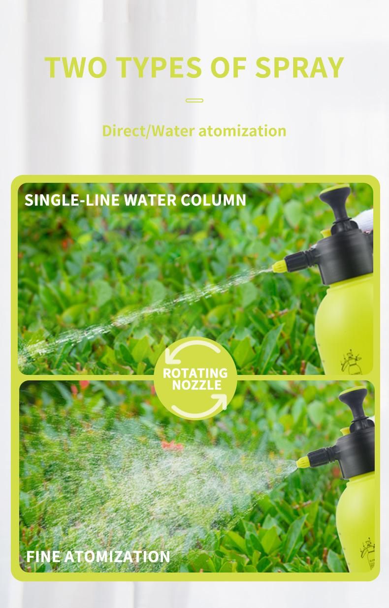 1.5L & 2L Water Mist Manufacturer Plastic Trigger Sprayer Hand Pump Water Pressure Sprayer